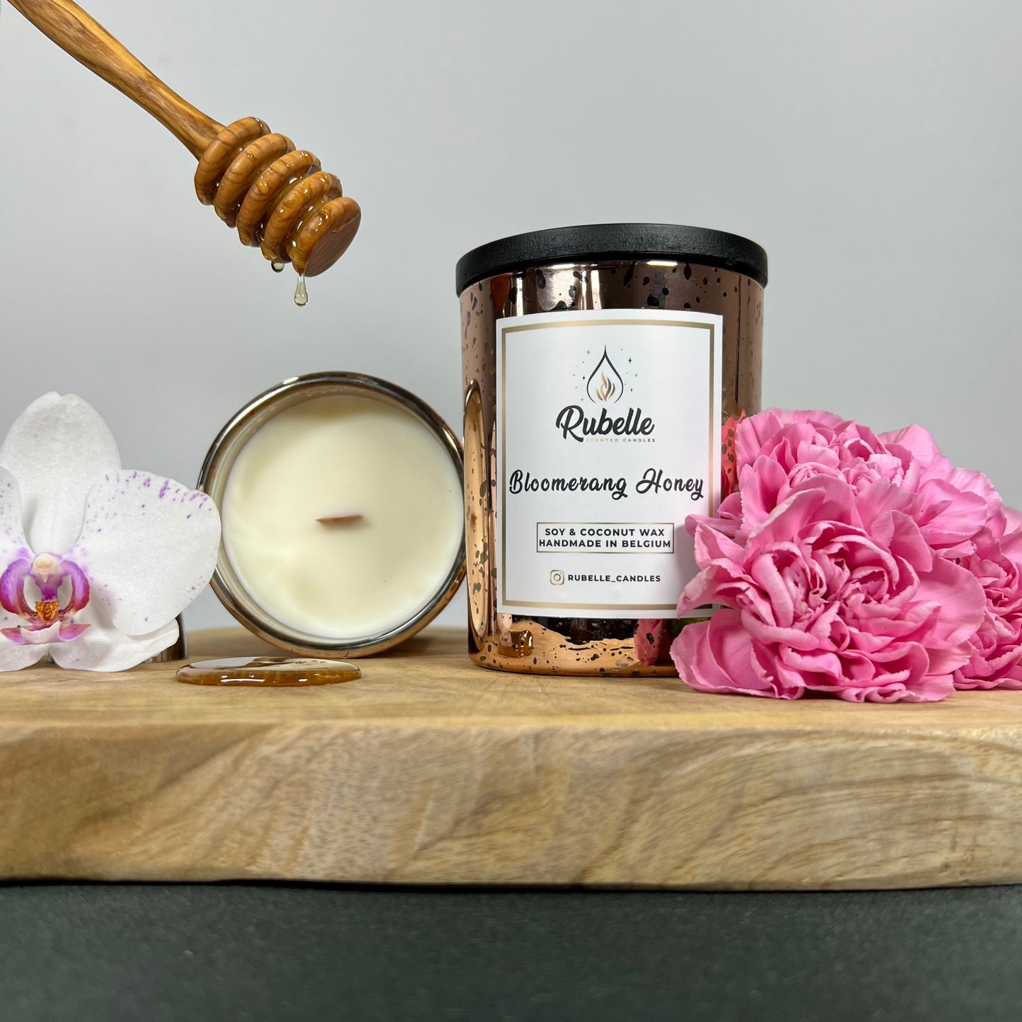 Bloomerang Honey Geurkaars 220g