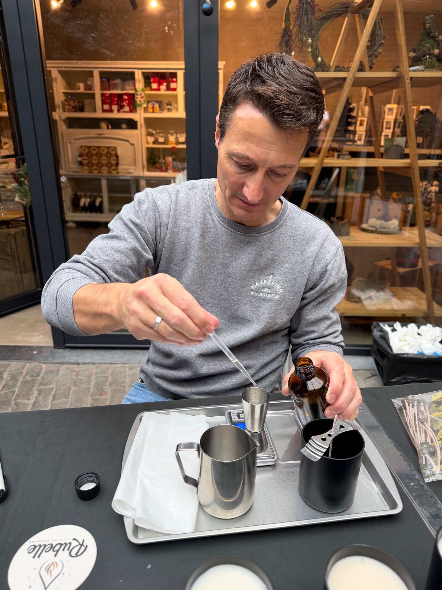 Workshop scented candle making "Candles & Bubbles"