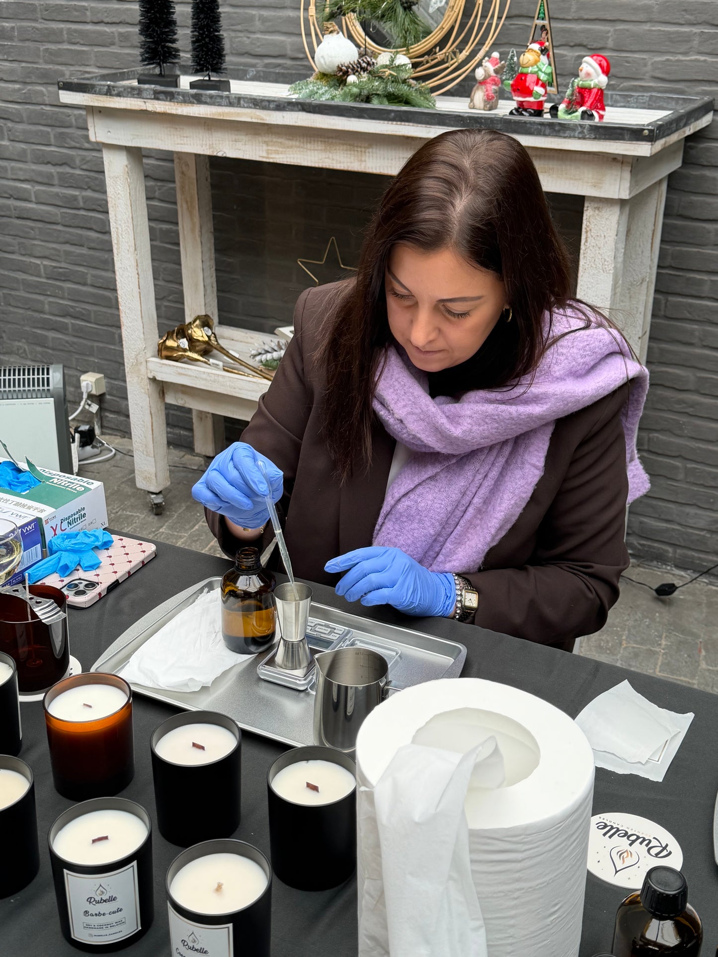 Workshop scented candle making "Candles & Bubbles"