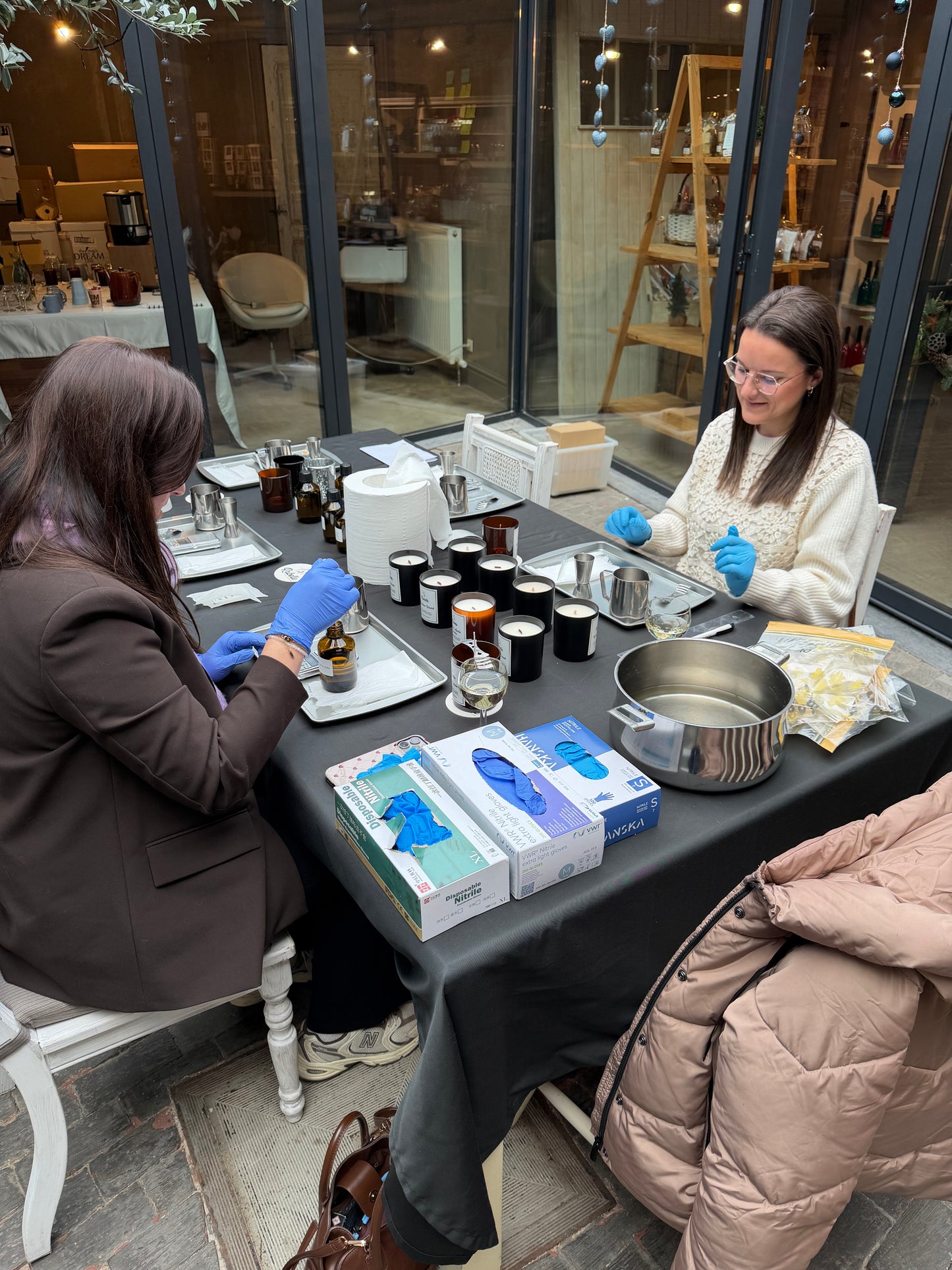 Workshop scented candle making "Candles & Bubbles"